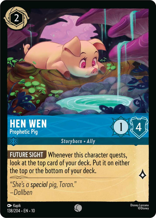 Hen Wen Prophetic Pig 138/204 (Whispers in the Well) 
