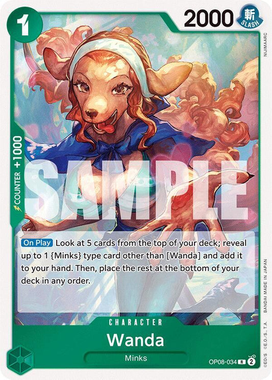 Wanda OP08-034 (Two Legends)  - Foil