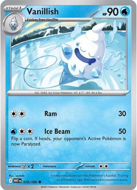 Vanillish 028/086 (SV: White Flare) 