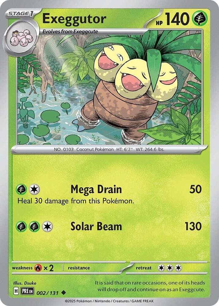 Exeggutor 002/131 (SV: Prismatic Evolutions) 