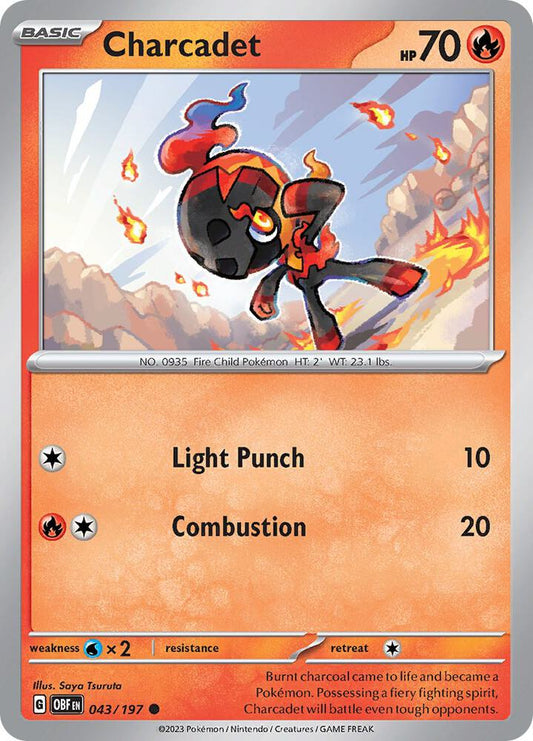 Charcadet 043/197 (SV03: Obsidian Flames) 