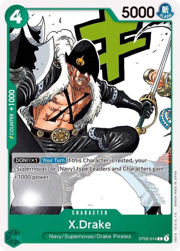 X.Drake ST02-014 (Starter Deck 2: Worst Generation) 