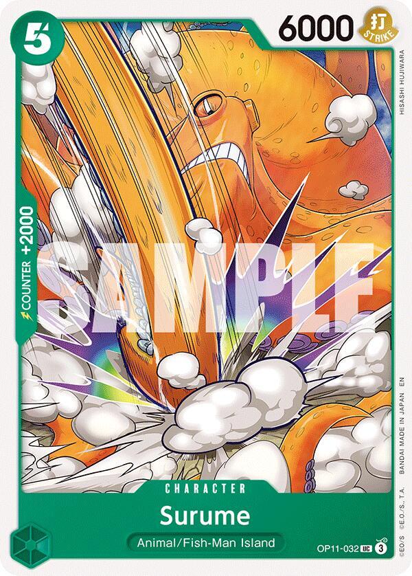 Surume OP11-032 (A Fist of Divine Speed) 
