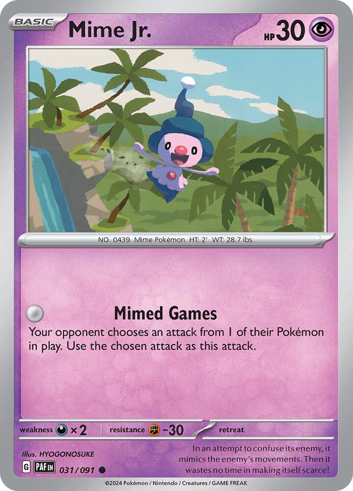 Mime Jr. 031/091 (SV: Paldean Fates) 