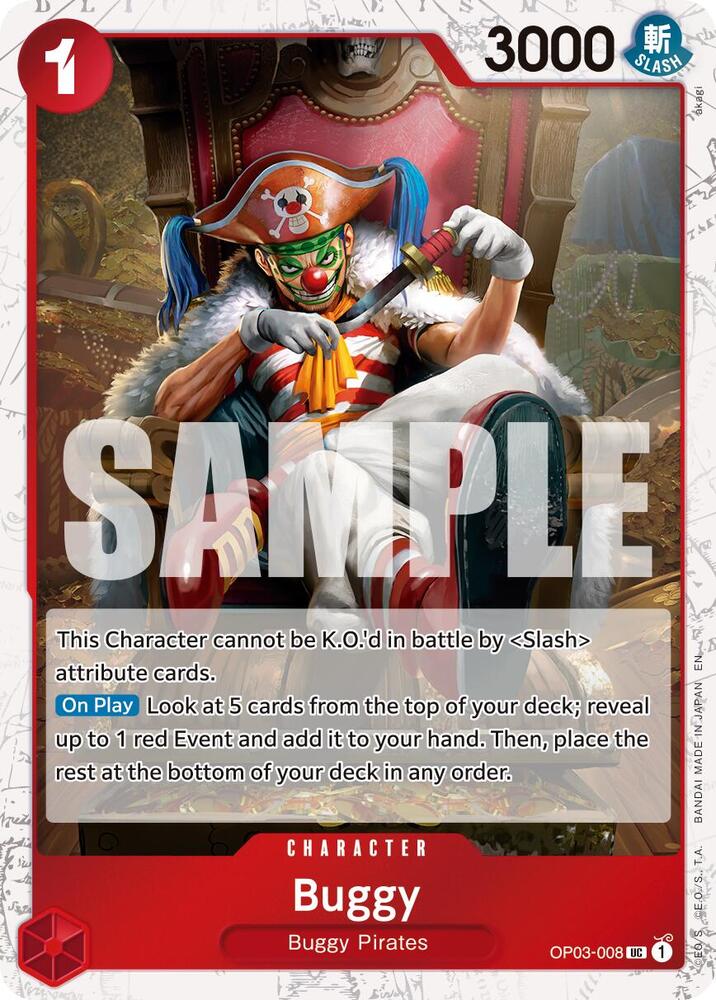 Buggy OP03-008 (Premium Booster -The Best- Vol. 2)  - Pirate Foil