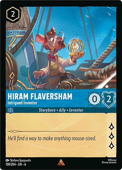 Hiram Flaversham, Intrigued Inventor 159/204 (Azurite Sea) 