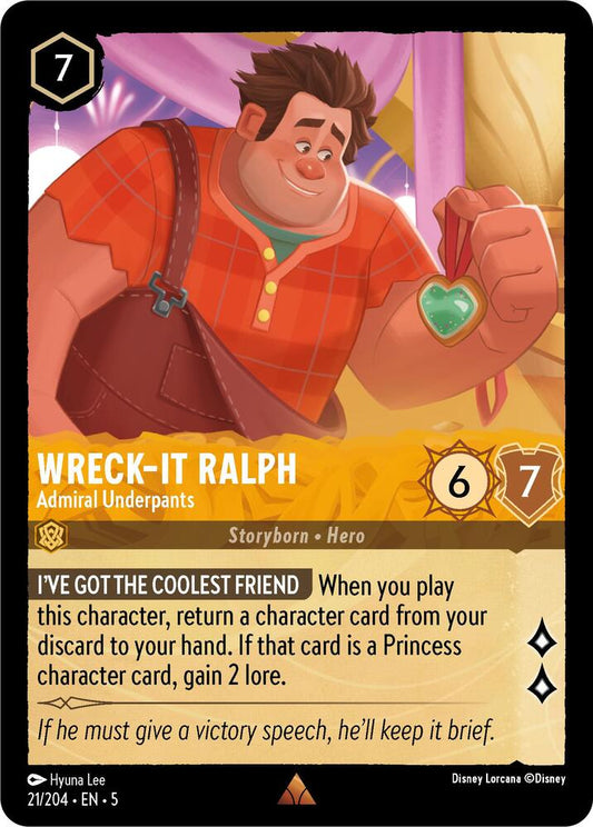 Wreck It Ralph Admiral Underpants 21/204 (Shimmering Skies) 