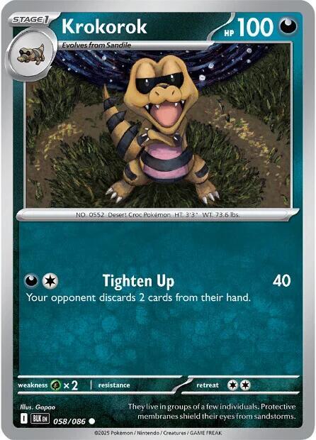 Krokorok 058/086 (SV: Black Bolt) 