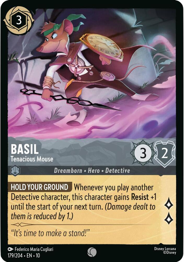 Basil Tenacious Mouse 179/204 (Whispers in the Well) 