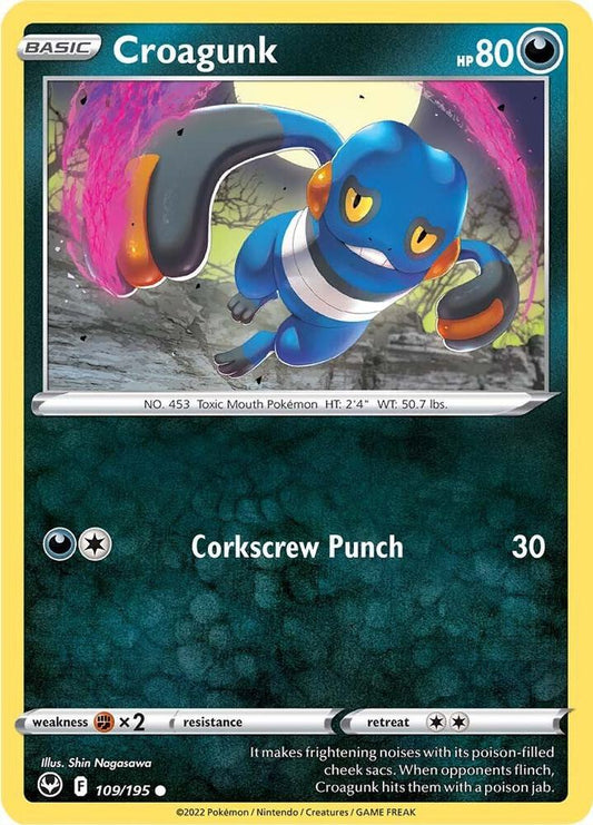 Croagunk 109/195 (SWSH12: Silver Tempest) 
