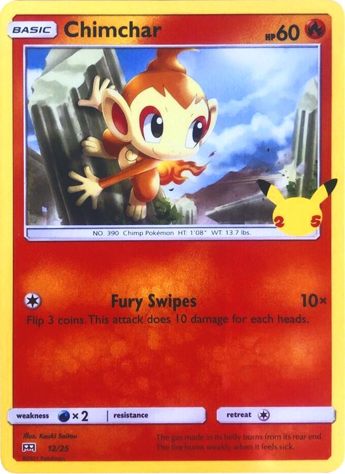 Chimchar 012/025 (McDonald's 25th Anniversary Promos) 