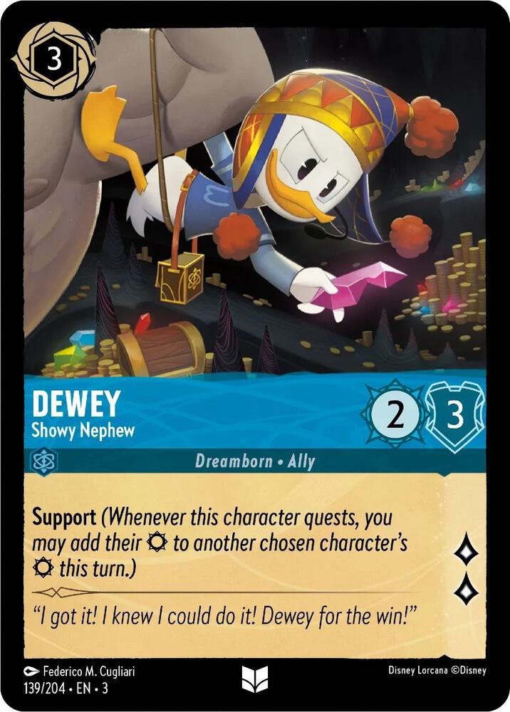 Dewey, Showy Nephew 139/204 (Into the Inklands) 
