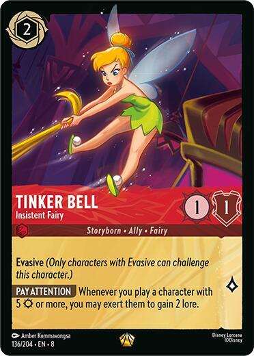 Tinker Bell, Insistent Fairy 136/204 (Reign of Jafar) 