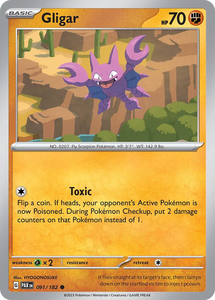Gligar 091/182 (SV04: Paradox Rift) 