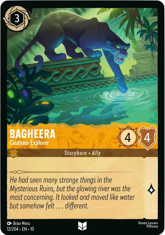 Bagheera Cautious Explorer 12/204 (Whispers in the Well)  - Cold Foil