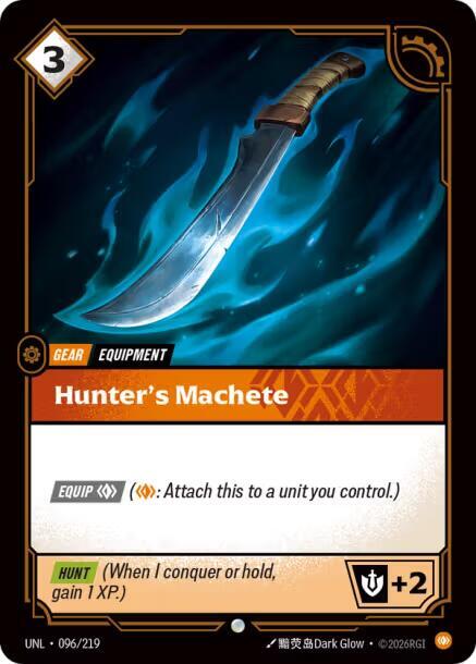 Hunters Machete 096/219 (Unleashed)  - Foil