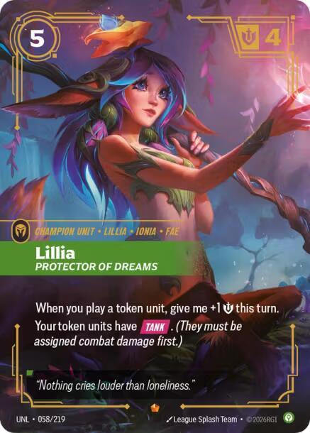 Lillia - Protector of Dreams 058/219 (Unleashed)  - Foil