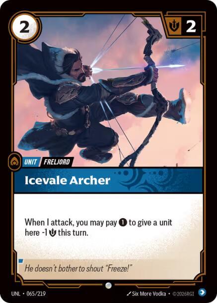 Icevale Archer 065/219 (Unleashed) 
