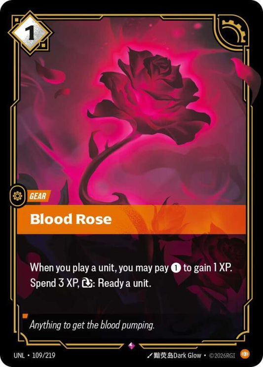 Blood Rose 109/219 (Unleashed)  - Foil