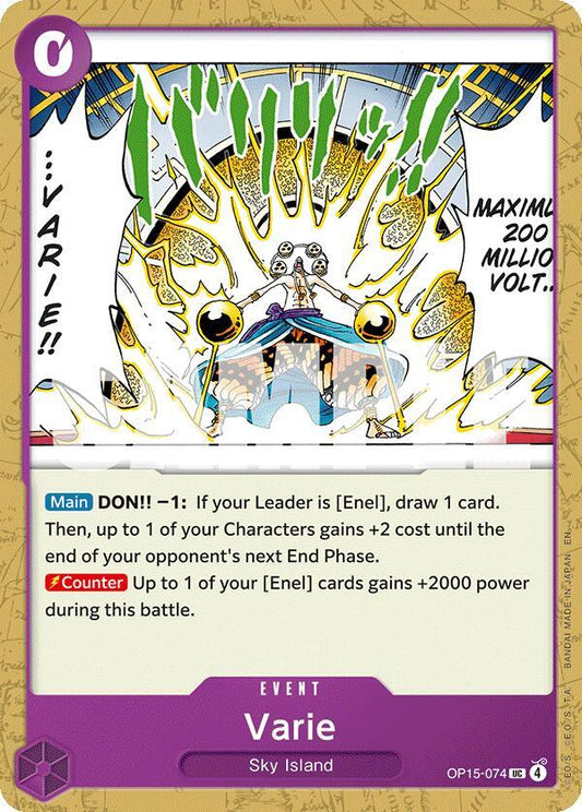 Varie OP15-074 (Adventure on Kami's Island) 