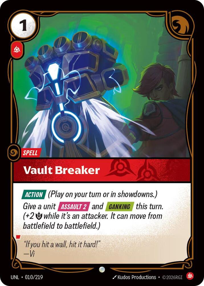 Vault Breaker 010/219 (Unleashed)  - Foil