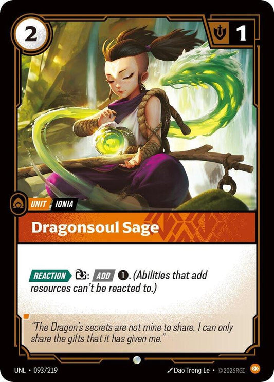 Dragonsoul Sage 093/219 (Unleashed) 