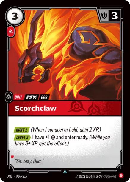 Scorchclaw 016/219 (Unleashed) 