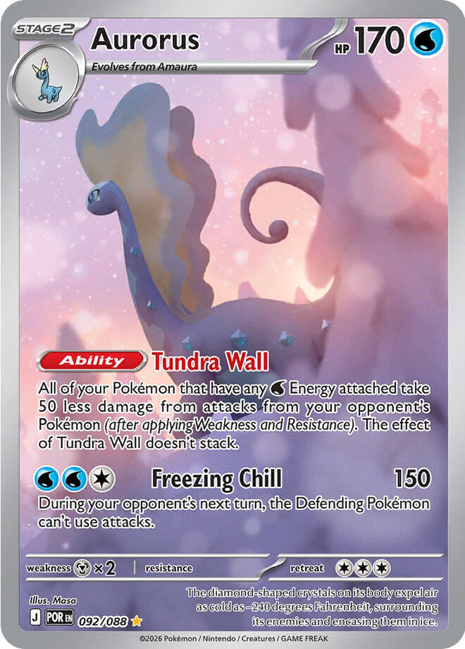 Aurorus 092/088 (ME03: Perfect Order)  - Holofoil