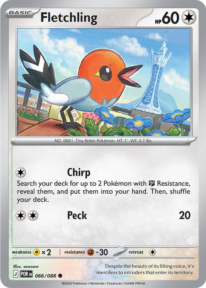 Fletchling 066/088 (ME03: Perfect Order) 