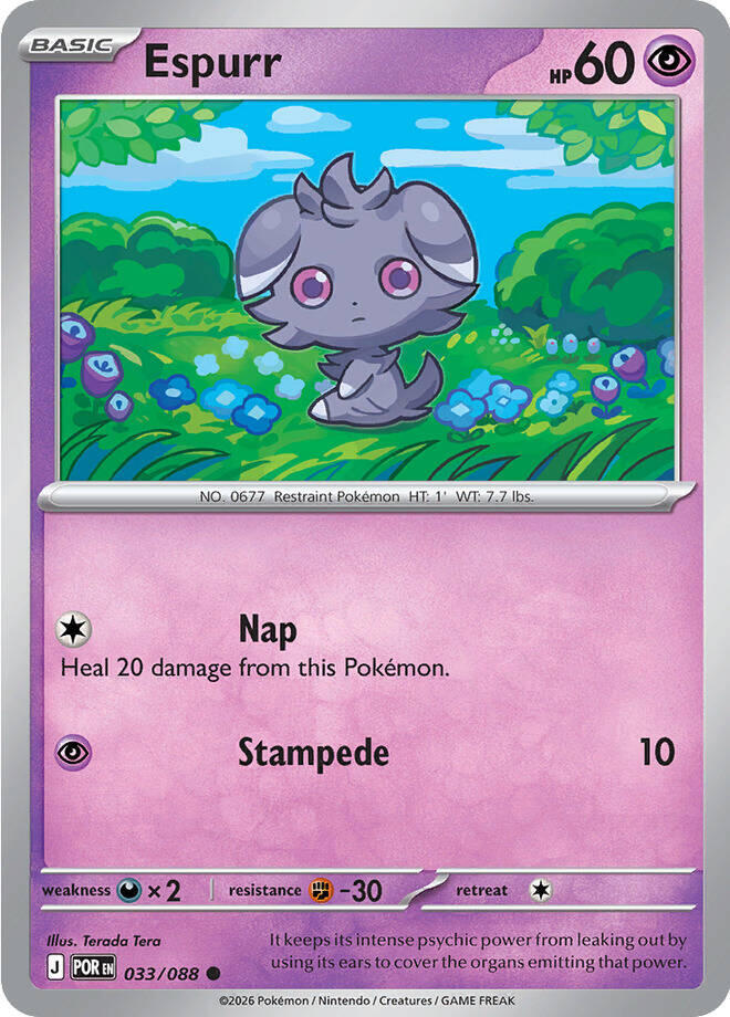 Espurr 033/088 (ME03: Perfect Order) 