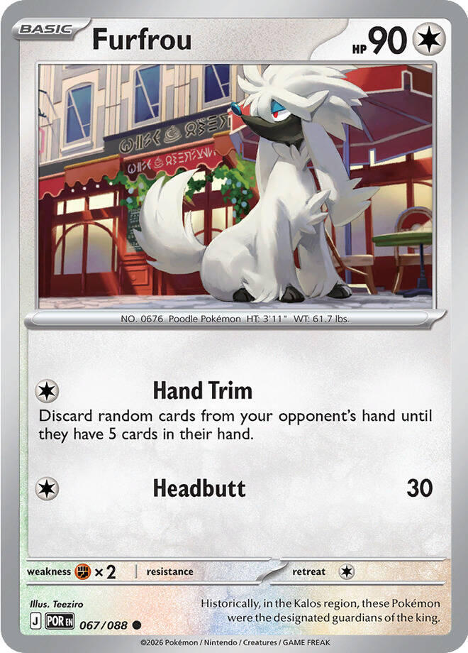 Furfrou 067/088 (ME03: Perfect Order) 