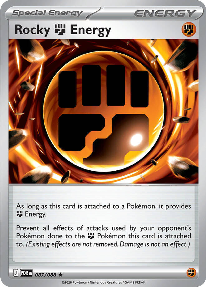 Rocky Fighting Energy 087/088 (ME03: Perfect Order)  - Holofoil