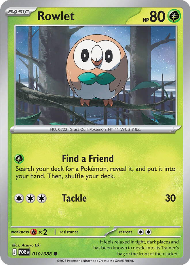 Rowlet 010/088 (ME03: Perfect Order) 