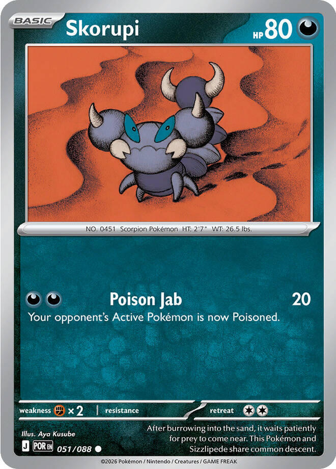 Skorupi 051/088 (ME03: Perfect Order)  - Reverse Holofoil