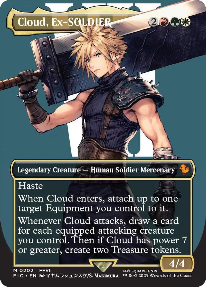 Cloud Ex SOLDIER Borderless (Dupe) 202 (Commander: FINAL FANTASY) 