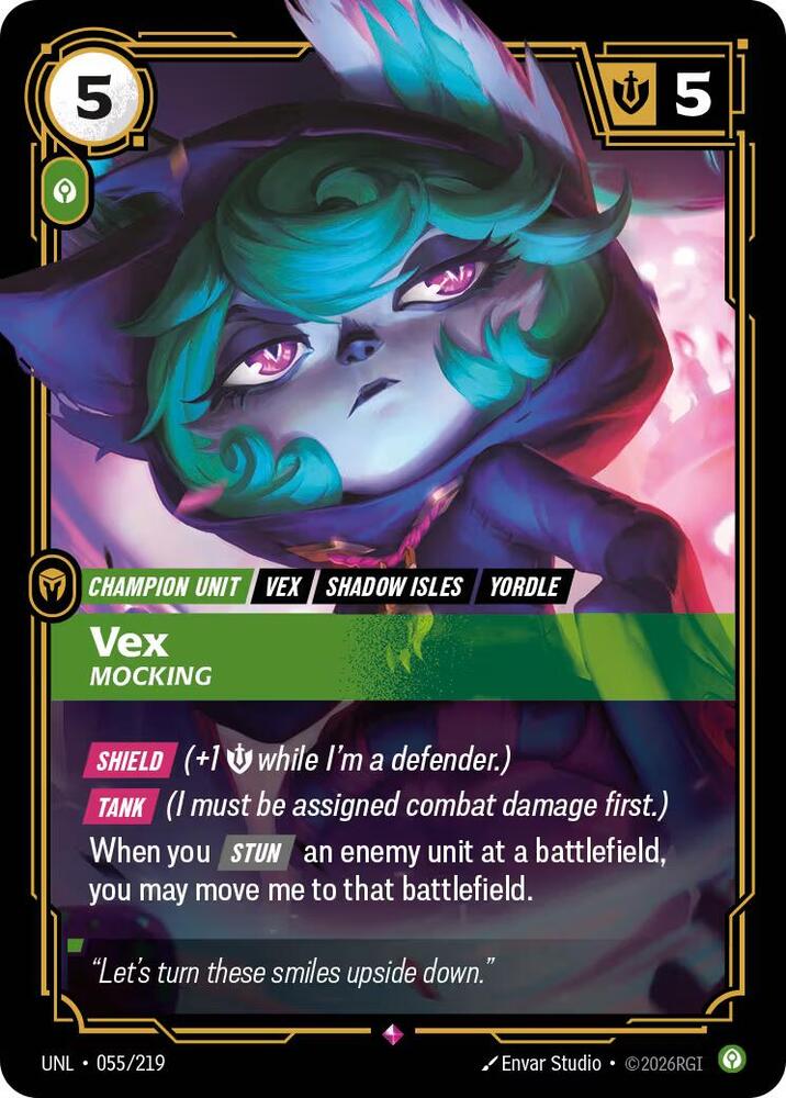 Vex - Mocking 055/219 (Unleashed)  - Foil