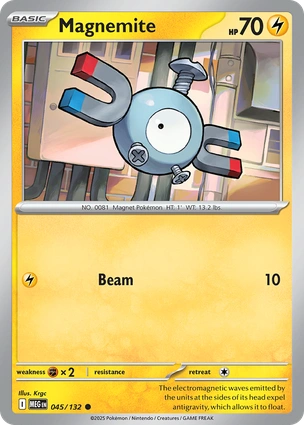 Magnemite 045/132 (ME01: Mega Evolution) 