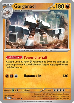 Garganacl 084/132 (ME01: Mega Evolution) 