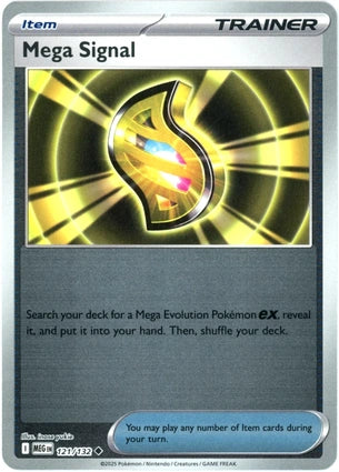 Mega Signal 121 132 121/132 (ME01: Mega Evolution)  - Reverse Holofoil