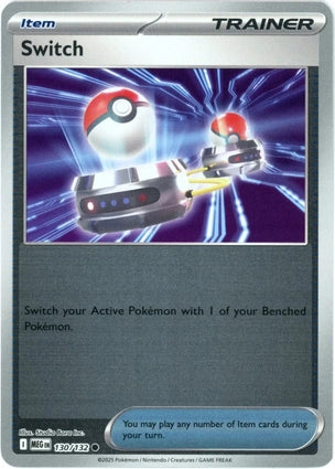 Switch 130/132 (ME01: Mega Evolution)  - Reverse Holofoil