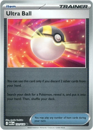 Ultra Ball 131/132 (ME01: Mega Evolution)  - Reverse Holofoil