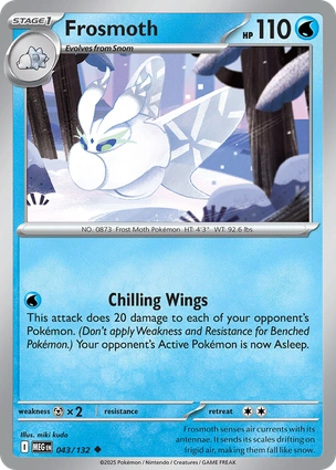 Frosmoth 043/132 (ME01: Mega Evolution) 