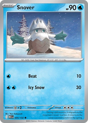 Snover 035/132 (ME01: Mega Evolution) 
