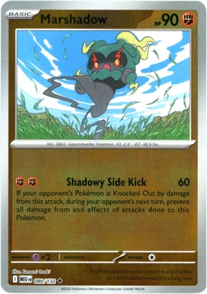 Marshadow 080/132 (ME01: Mega Evolution)  - Reverse Holofoil