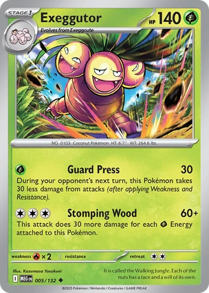 Exeggutor 005/132 (ME01: Mega Evolution) 