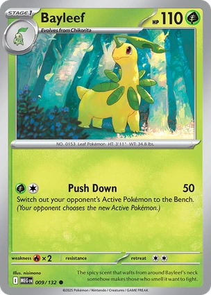 Bayleef 009/132 (ME01: Mega Evolution) 