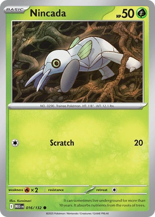 Nincada 016/132 (ME01: Mega Evolution) 