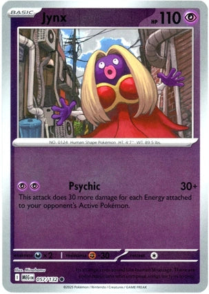 Jynx 057/132 (ME01: Mega Evolution)  - Reverse Holofoil