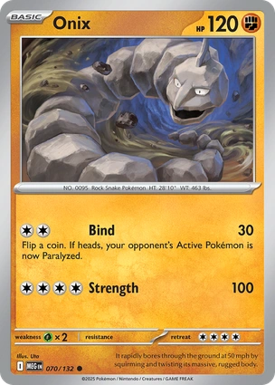 Onix 070/132 (ME01: Mega Evolution) 