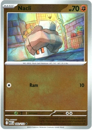 Nacli 082/132 (ME01: Mega Evolution)  - Reverse Holofoil